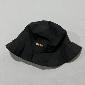 Zero Restriction Mens Black Gore-Tex Embroidered Logo Golf Bucket Hat Size L
